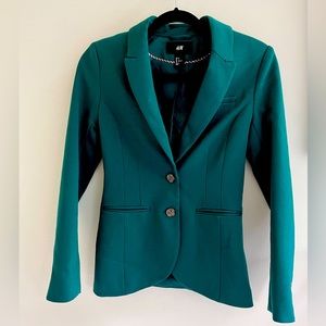 Forest green women’s blazer